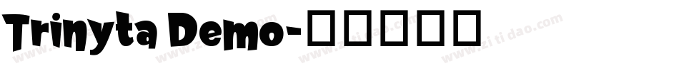 Trinyta Demo字体转换